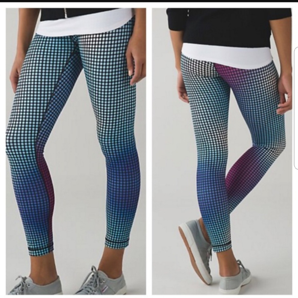 Lululemon Cosmic Dot High Rise Pants Leggings sz 8